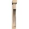Ekena Millwork Westlake Block Smooth Bracket w/ Offset Brace, Douglas Fir, 5 1/2"W x 34"D x 38"H BKT0604X34X38WTL05SDF - alternate 3